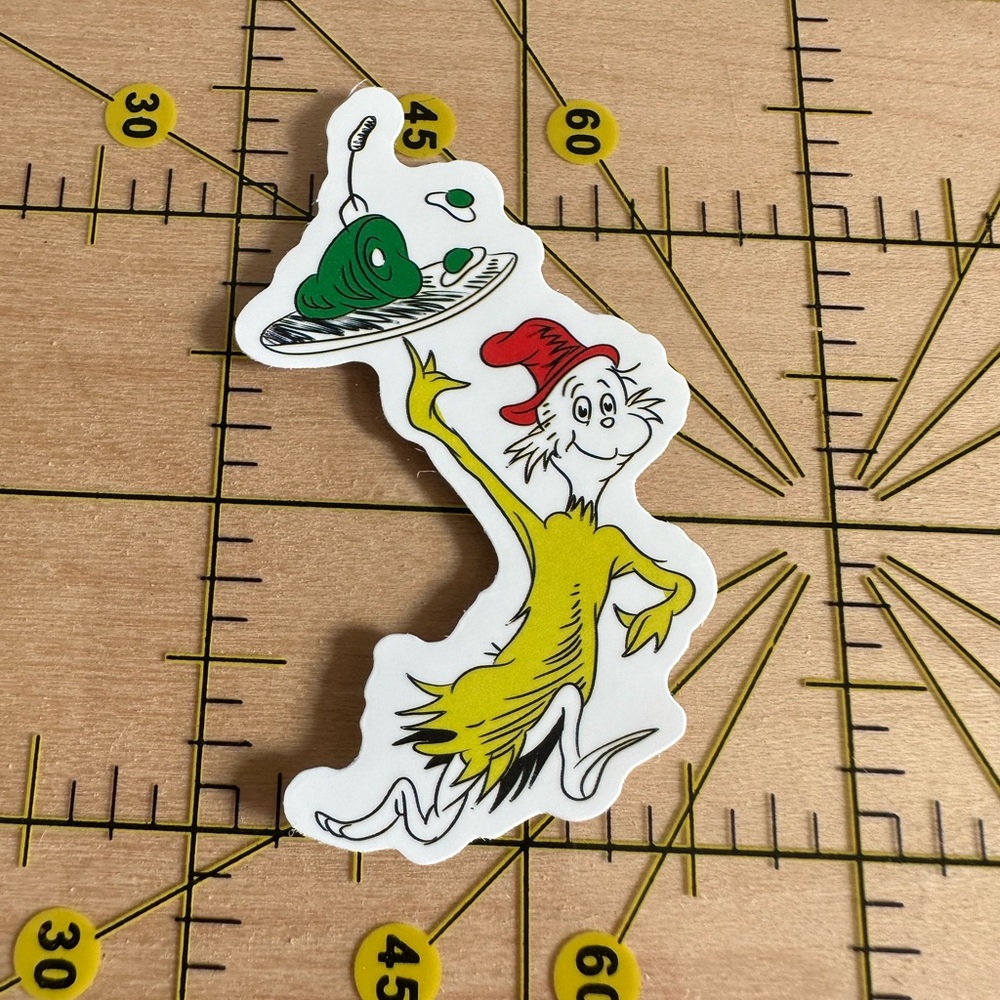 ❤️10/$10 STICKER SALE | 🆕 Dr. Suess Waterproof Vinyl Sticker